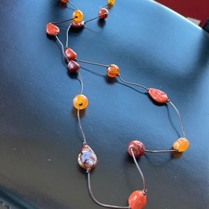 Long Sautoir fashion necklace